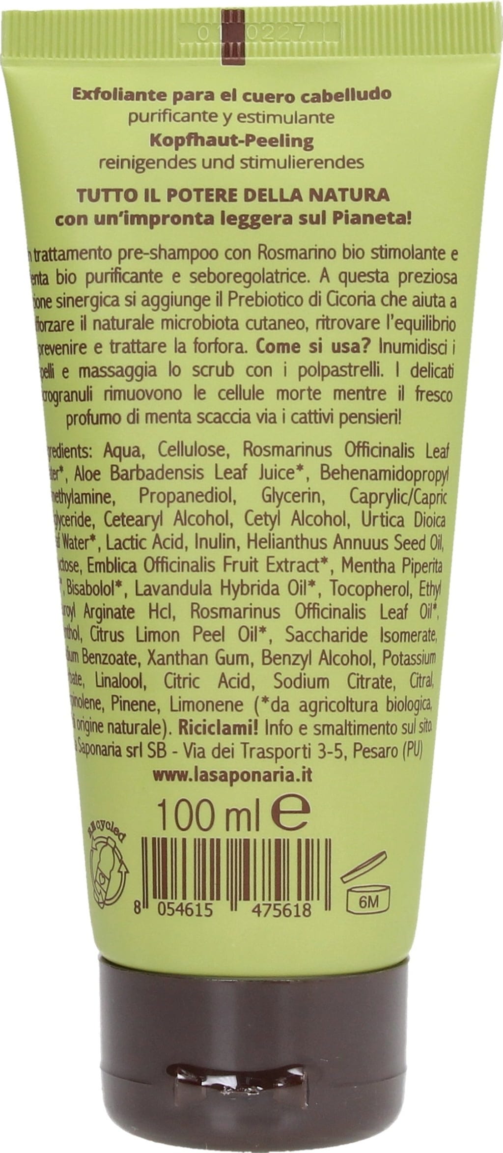 La Saponaria  Kopfhaut-Peeling, 100 ml