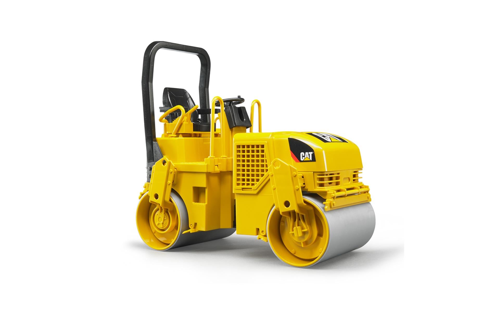 Baustellenfahrzeug CAT Tandem-VibrationswalzeSpielzeug-Vibrationswalze im Massstab 1:16