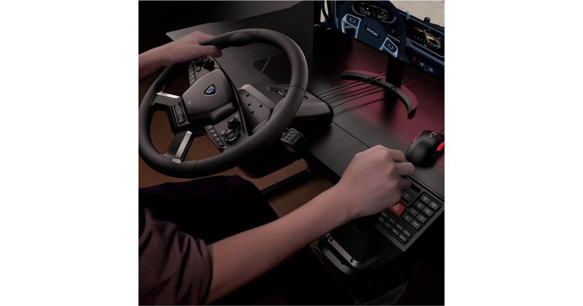 HORIForce Feedback Truck Control System simulatorset  (Zwart/zilver)