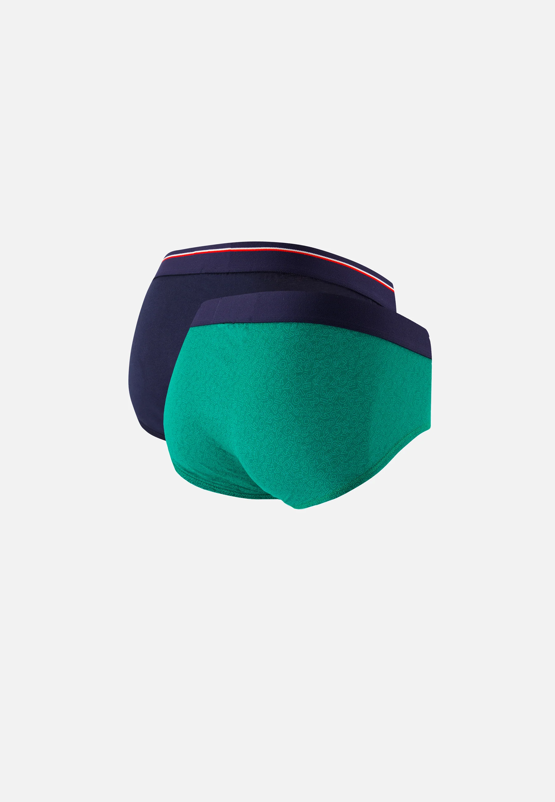 Duo de slips en coton-Pack Duo Terrible Aventurine