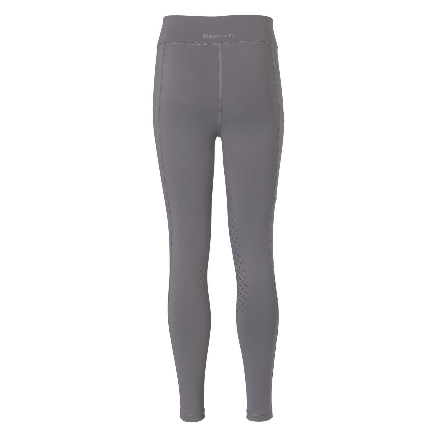 black forest kids Grip-Halbbesatz-Reitleggings  - darkest grey
