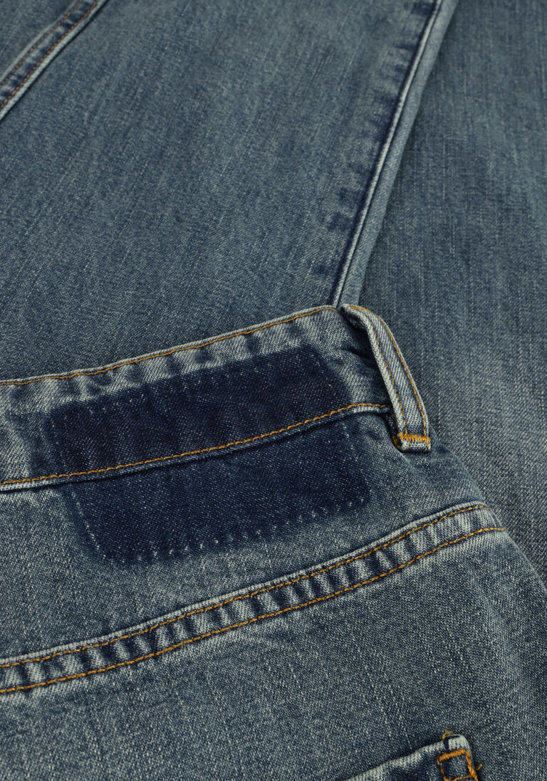 VANILIA blauwe vanilia straight leg jeans denim straight leg