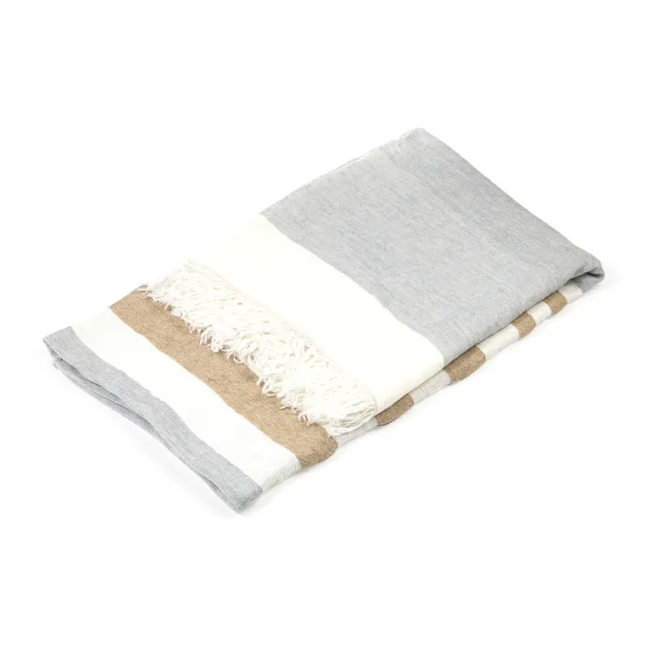 Libeco Drap de plage Belgian | Gris