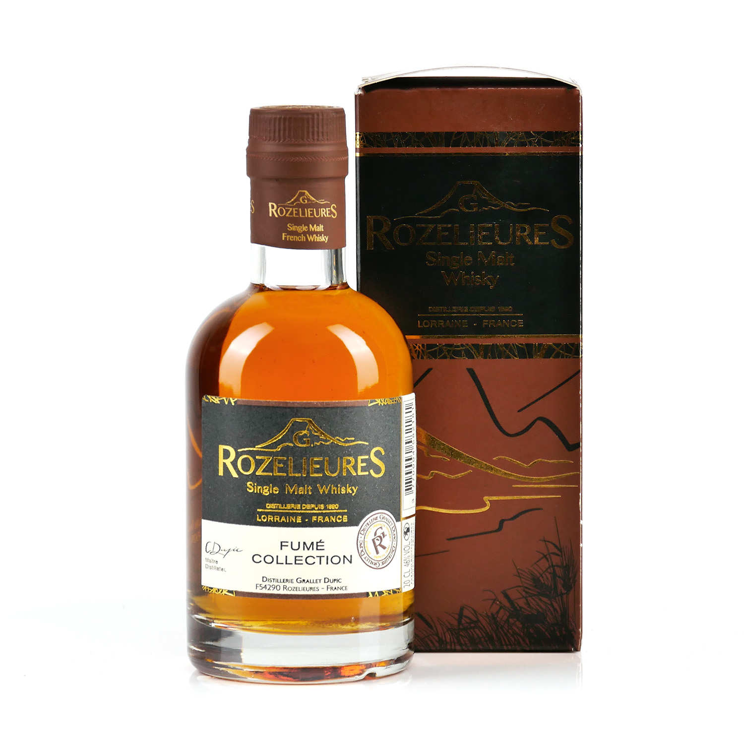 Whisky Rozelieures single malt de Lorraine - Collection Fumé 46%