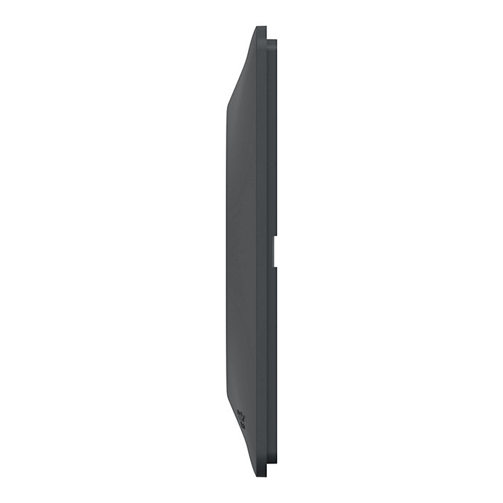 Plaque de finition triple horizontale Schneider Electric Ovalis anthracite