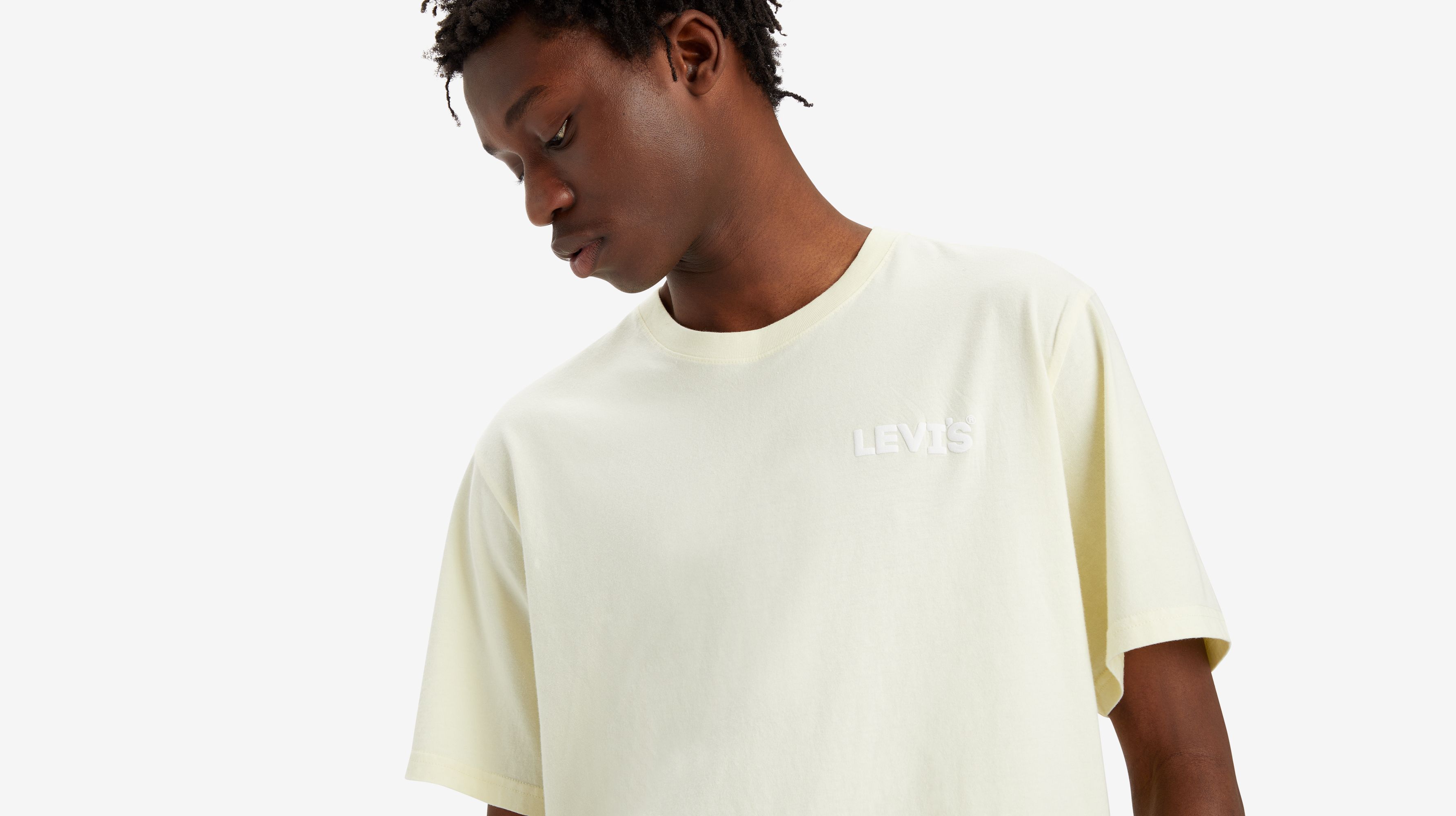T-shirt graphique Relaxed - Headline Pear Sorbet - Jaune