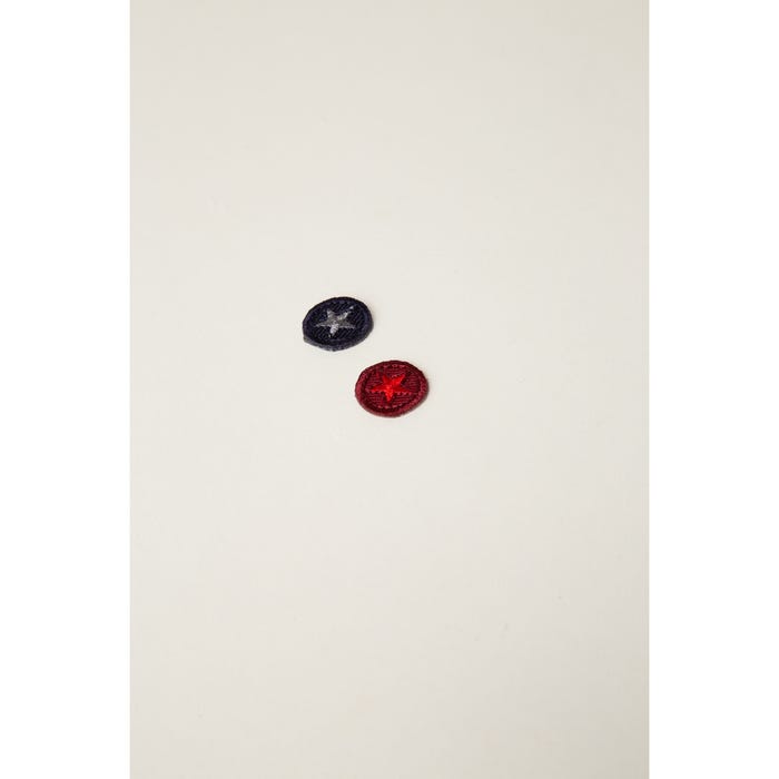 Atelier Veritas-Set van 2 ronde patches met sterretjes Ø1cm