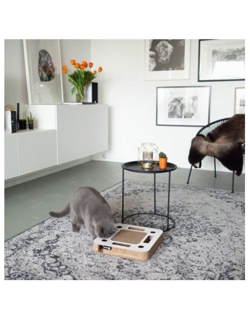 District 70 Spy - Kattenspeelgoed - 35x35x6 cm Wit