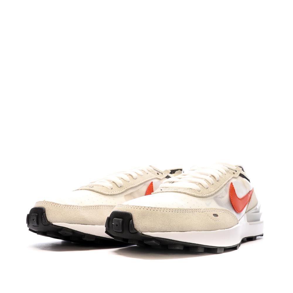 Nike Baskets Beige/Orange Homme Nike Waffle One