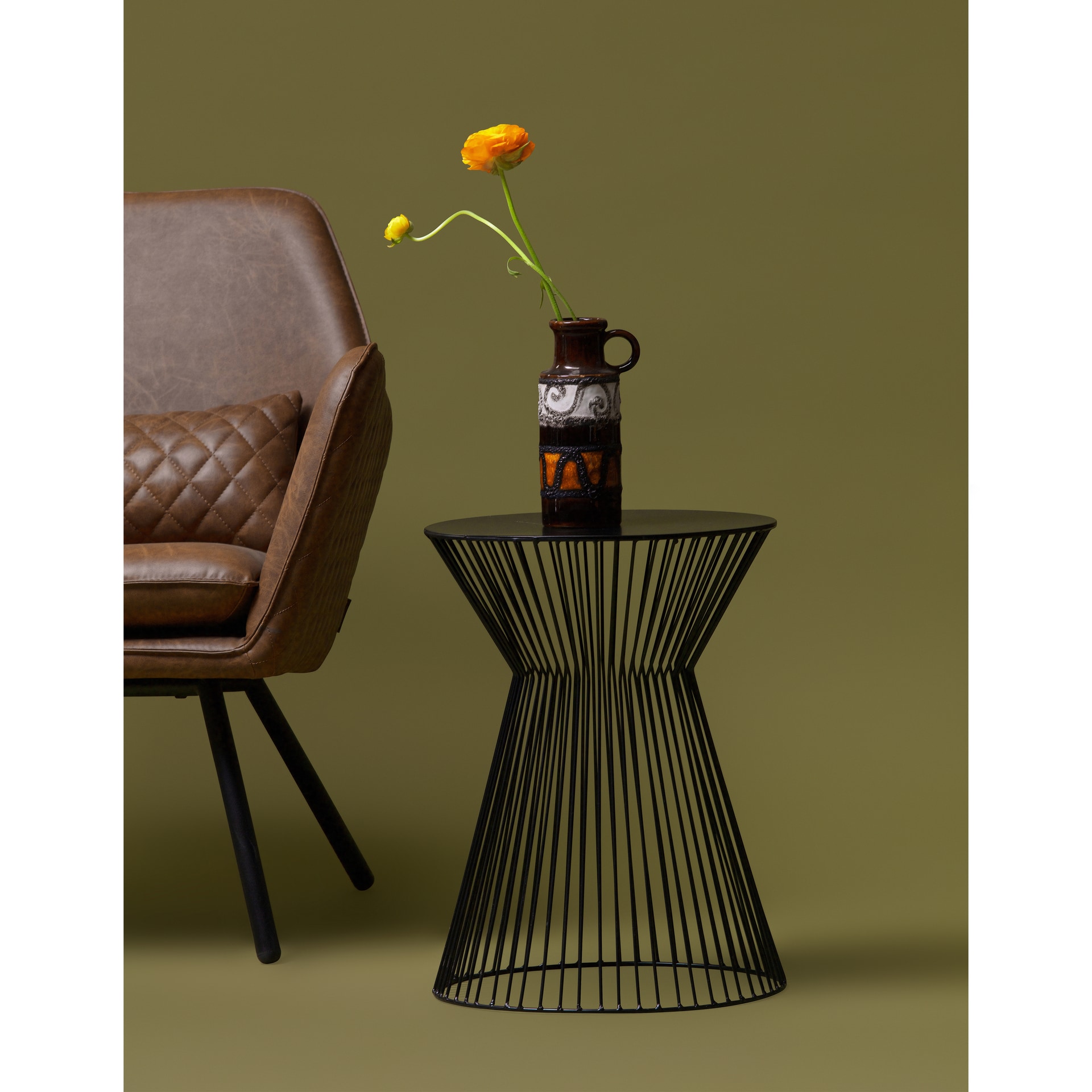 Beistelltisch SUUS Ø 35 cm schwarz