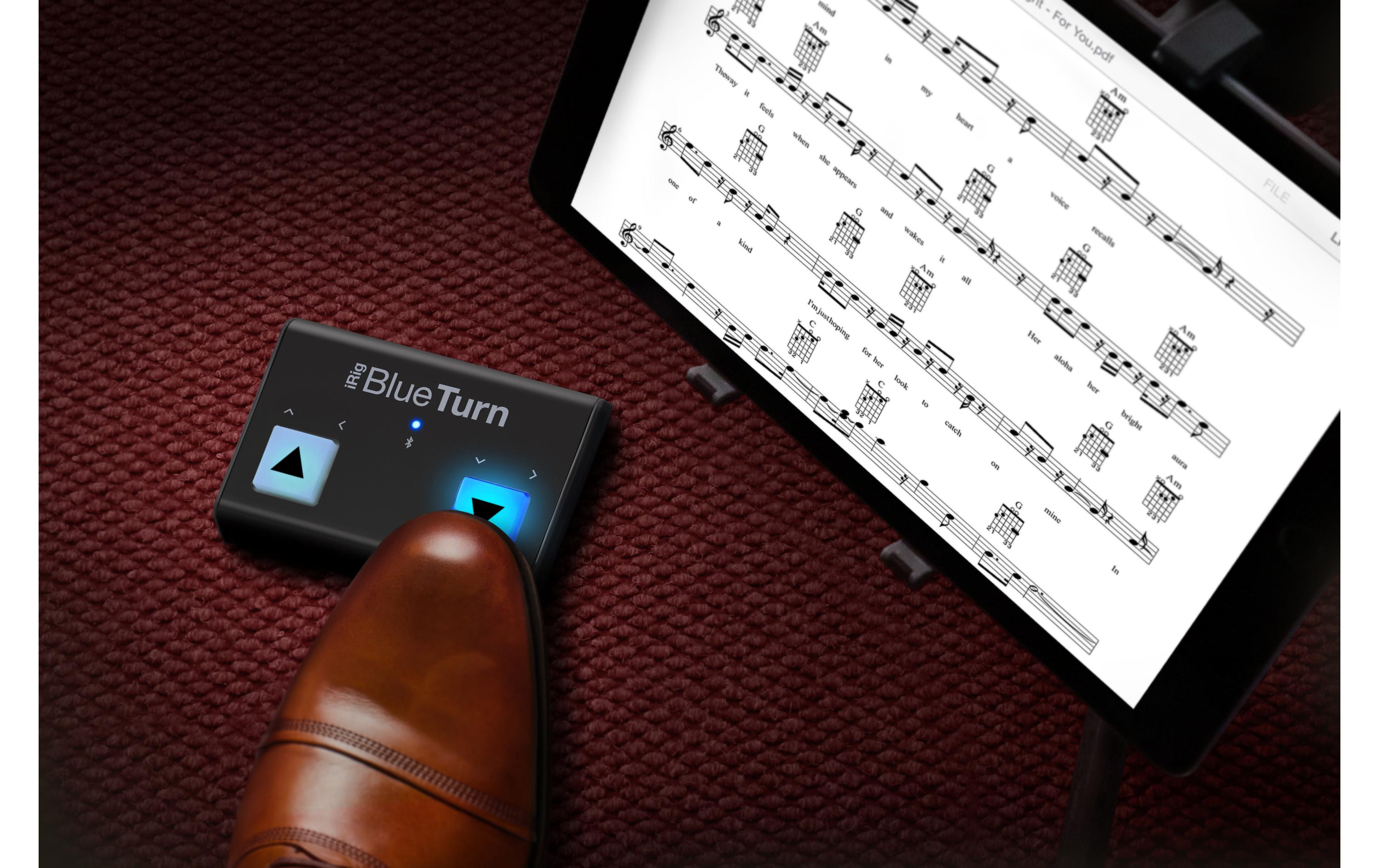Fusscontroller iRig BlueTurnBluetooth-Fusscontroller