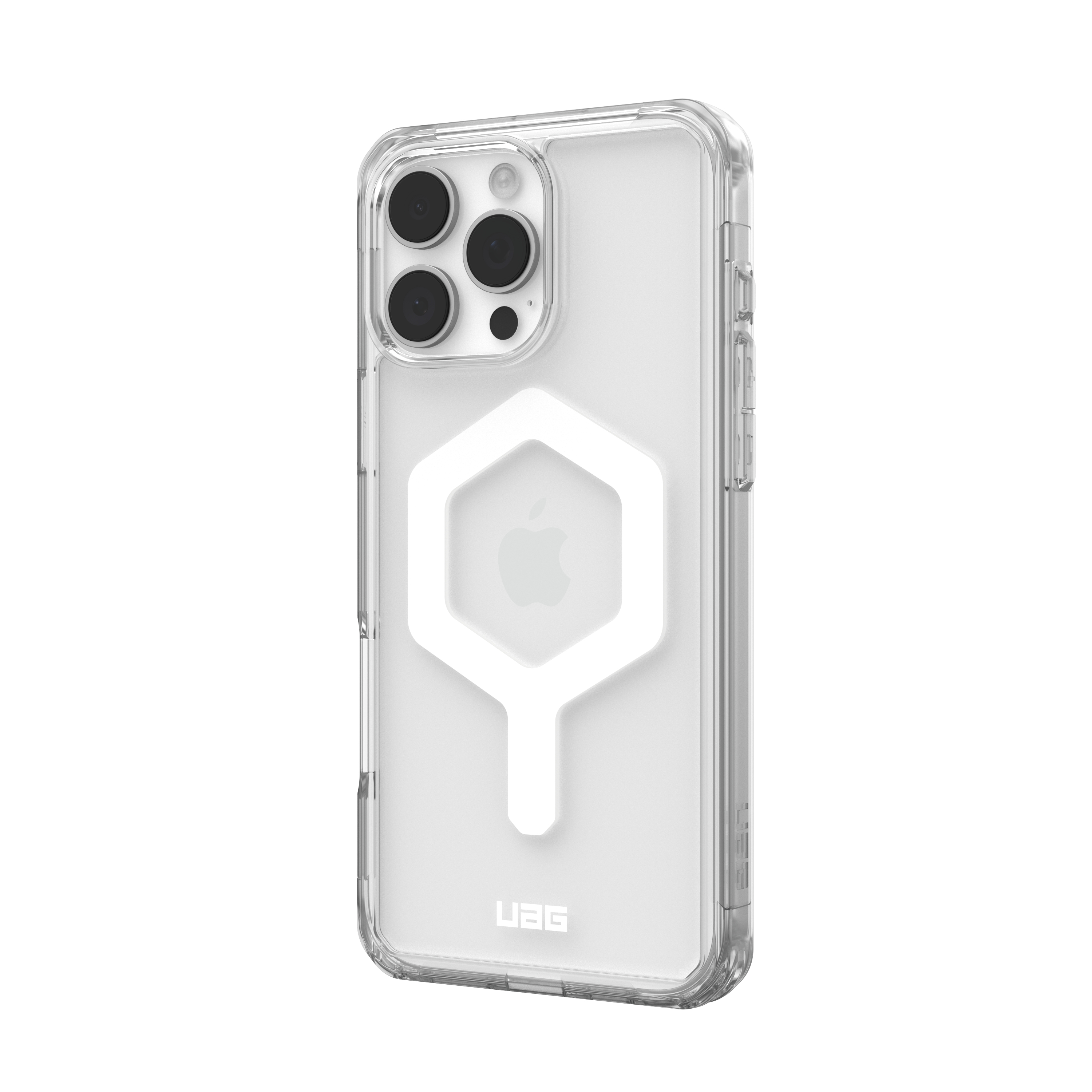 iPhone 16 Pro Max MagSafe Hybrid Schutzhülle Plyo (114481114341) - Transparent (Ice)