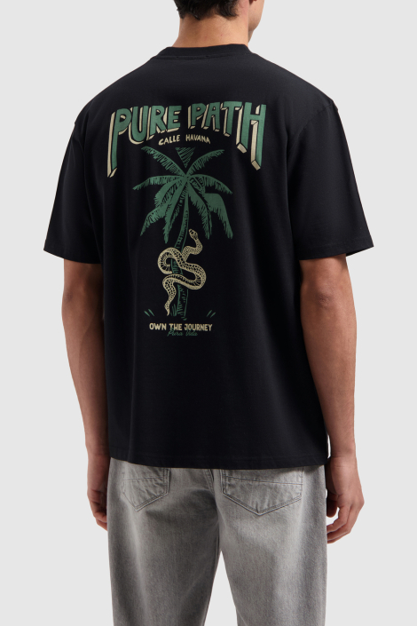 Pure Path zwarte heren t-shirt
