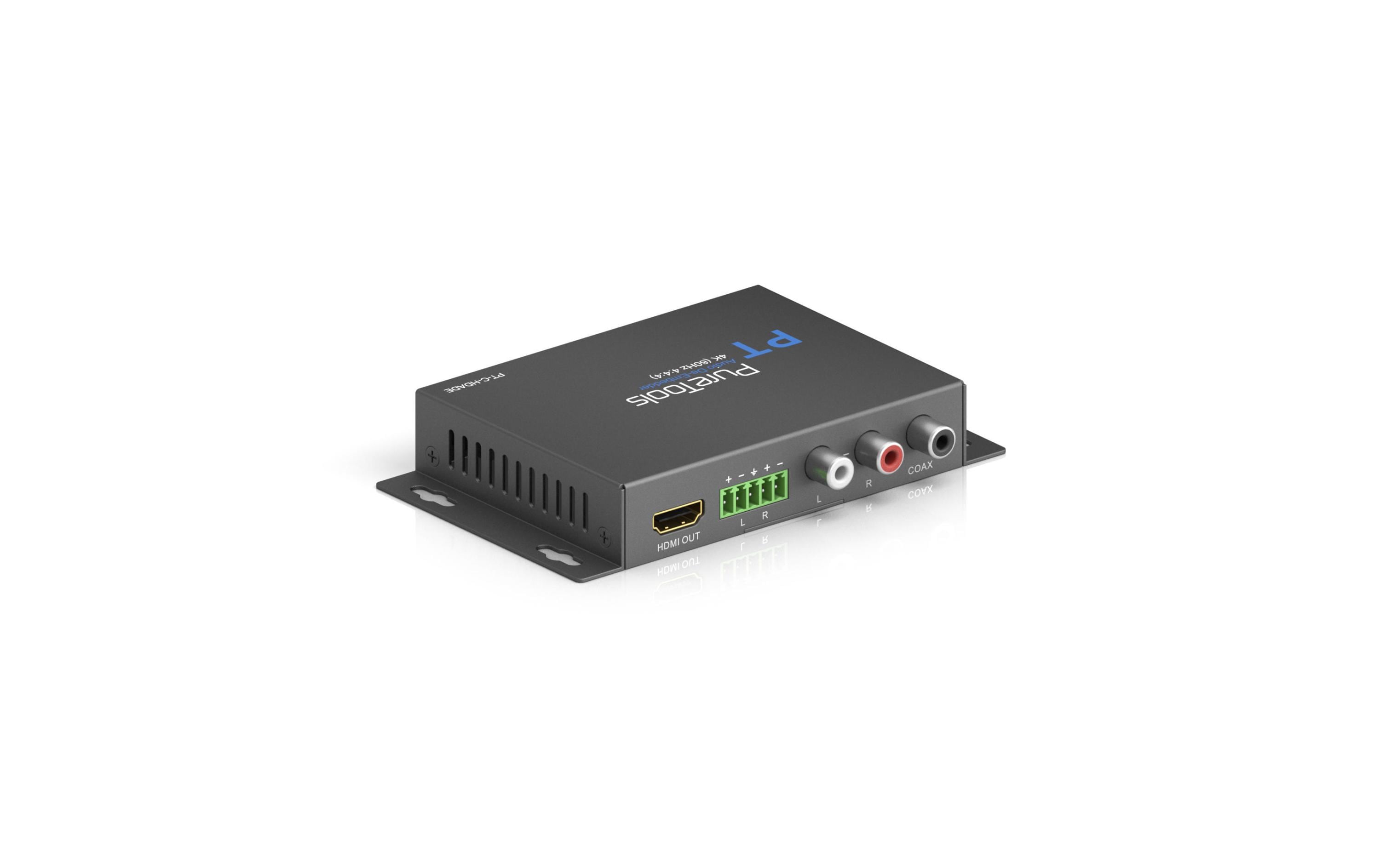 Audio Extraktor PT-C-HDADE HDMI 2.0a Audio-Extraktor4K 18Gbps HDMI Audio Extraktor
