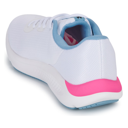 Under Armour - UA W CHARGED PURSUIT 3 TECH - Blanc / Bleu / Rose