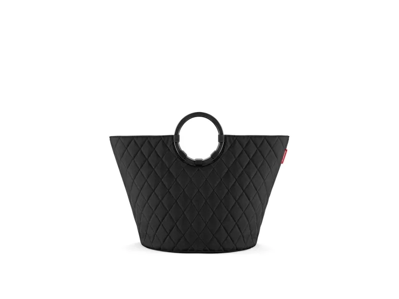 Reisenthel loophome S, Sort, Aluminium, Polyester, Kurv, Monokromatisk, Geometrisk mønster, Indendørs