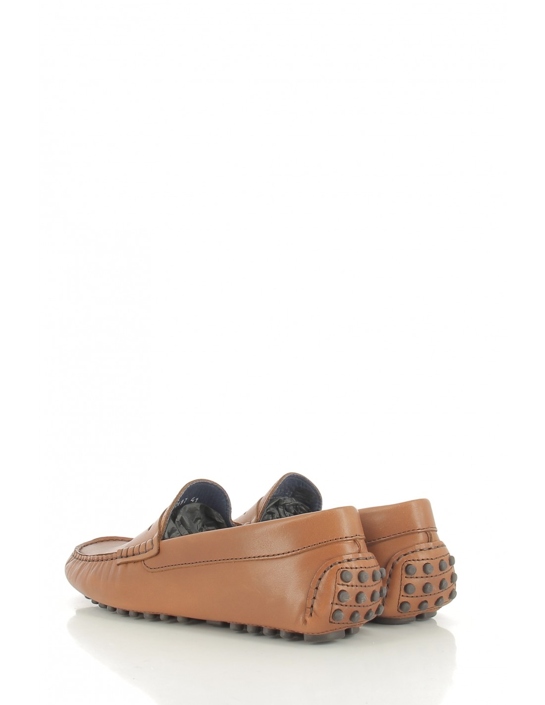 azzaro Mocassins homme solo cuir marron