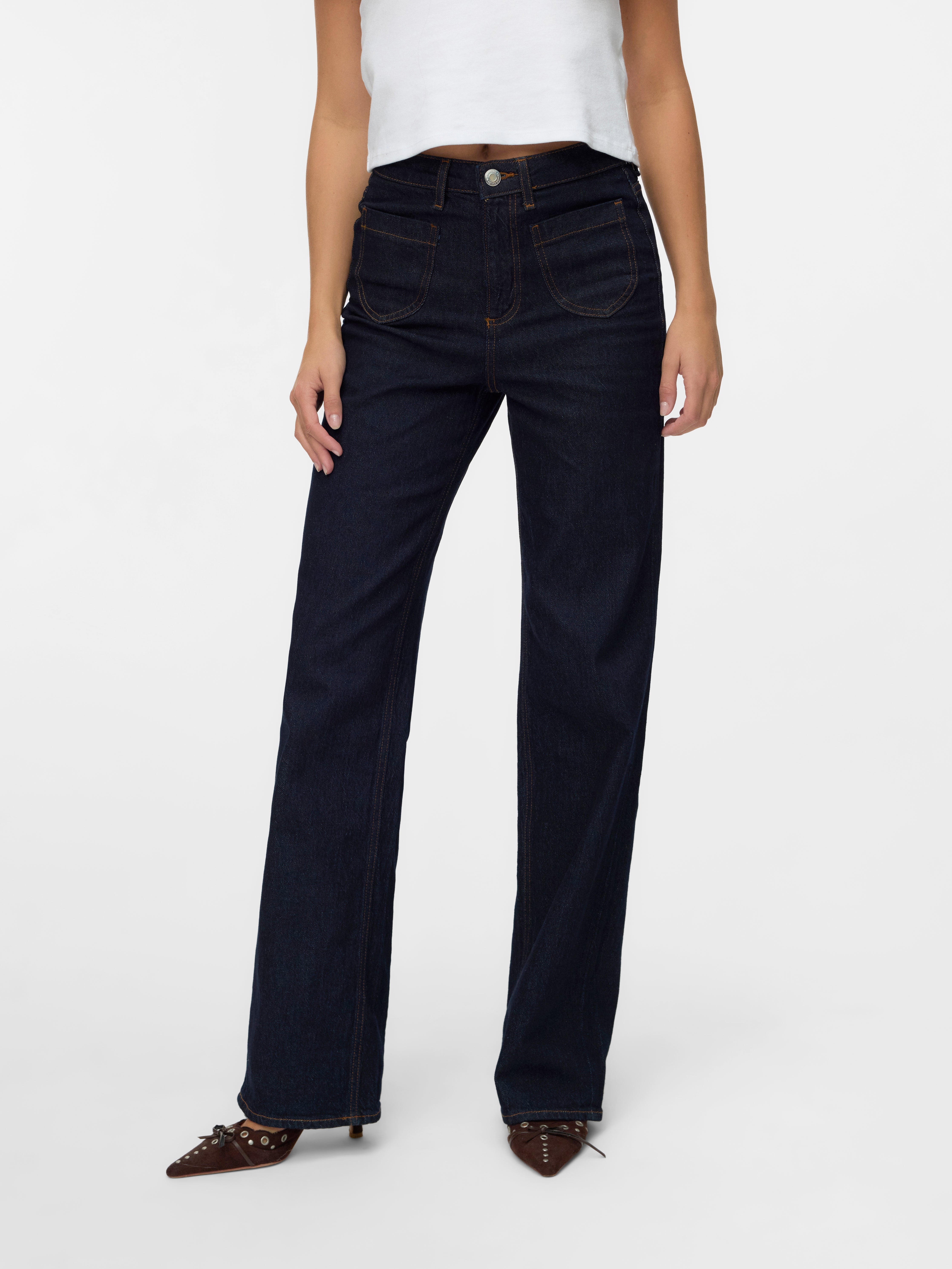 VMTESSA High rise Wide leg fit Jeans