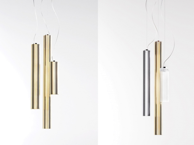 Kartell Rifly hanglamp small Ø8 chroom