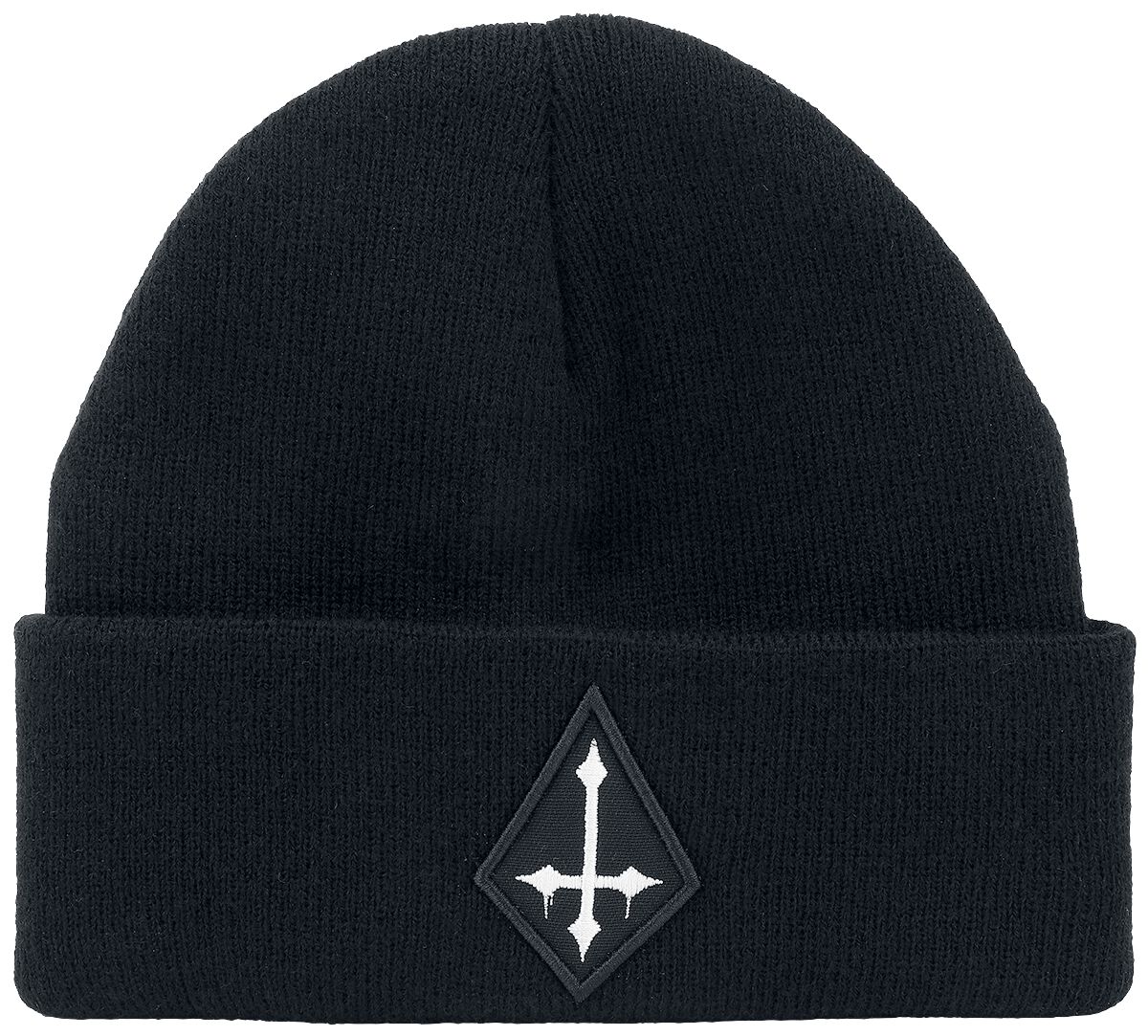 Bonnet avec croix | Black Blood by Gothicana Bonnet