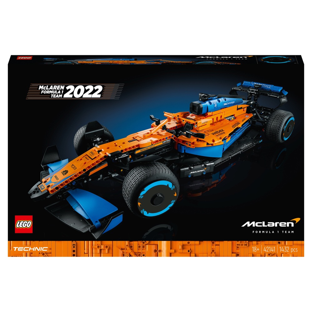 LEGO Technic 42141 McLaren Formel 1 2022 Rennwagen-Modellbausatz für Erwachsene
