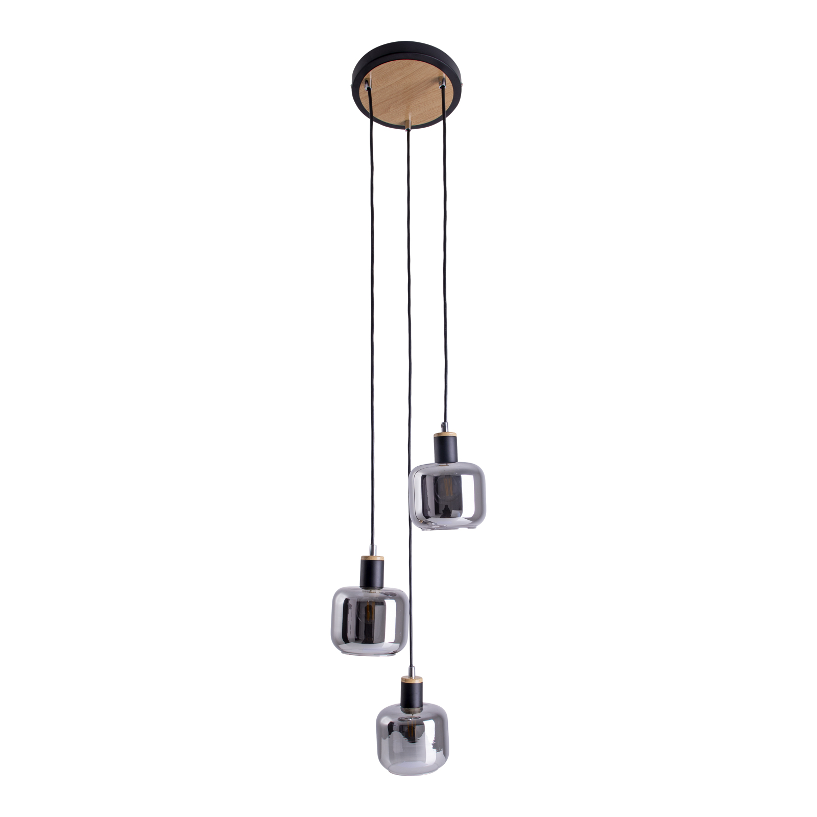 Pendelleuchte - schwarz - 123 cm