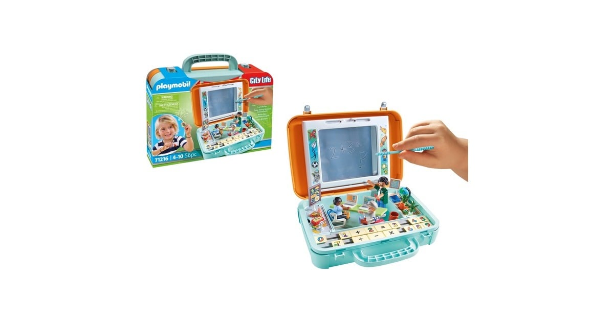 PLAYMOBILCity Life - Meeneem Klaslokaal Constructiespeelgoed  (71216)