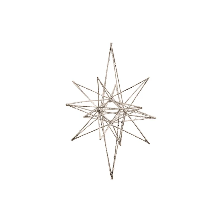 House Doctor - Ornament Stern, 25 cm, champagner