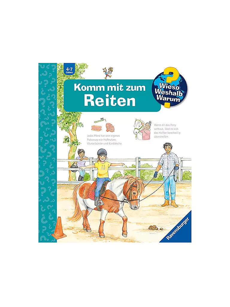 RAVENSBURGER Buch - Wieso Weshalb Warum - Komm mit zum Reiten Band 73 keine Farbe