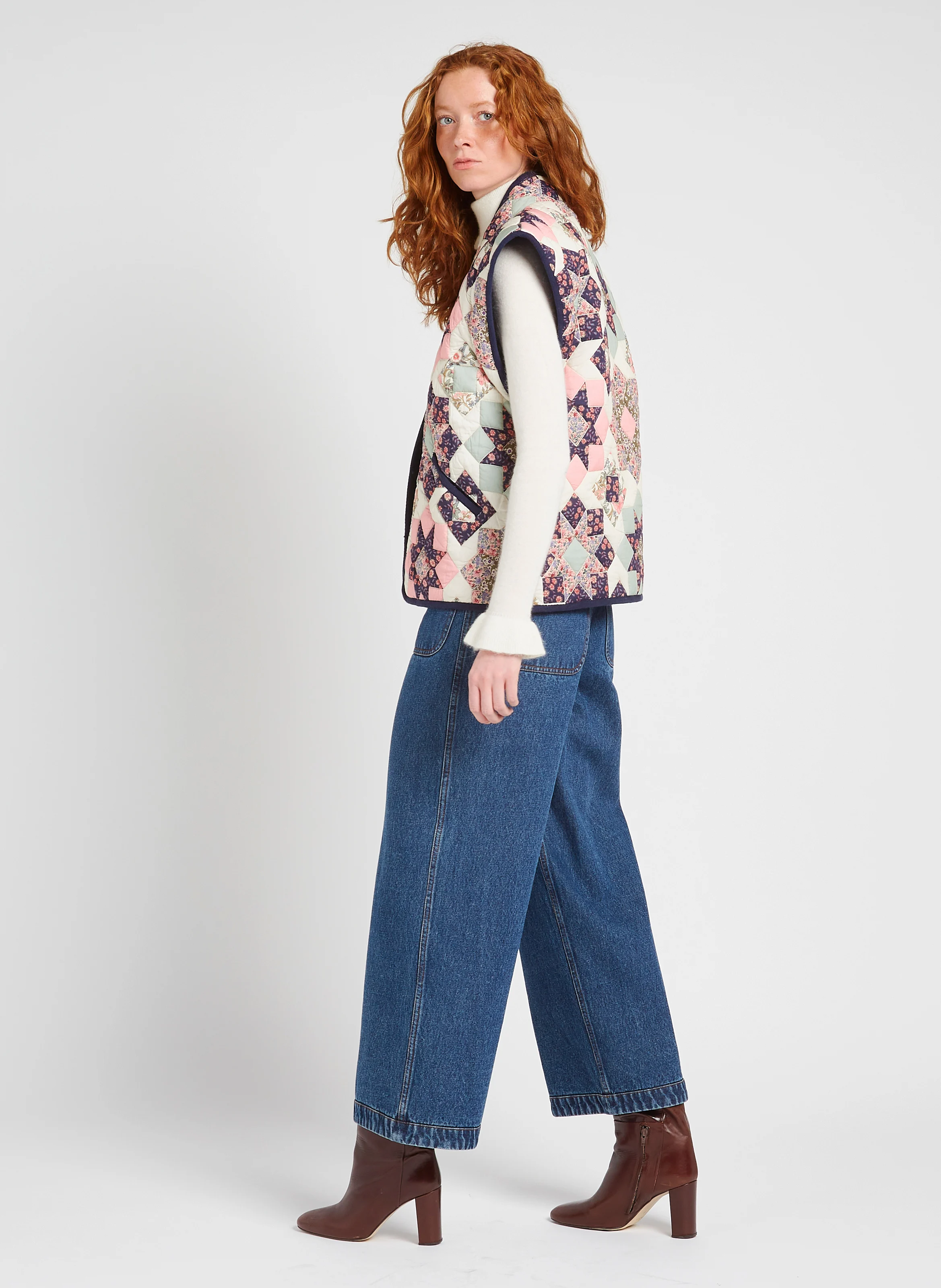 NELIANA - Veste patchwork en coton | Multicolore
