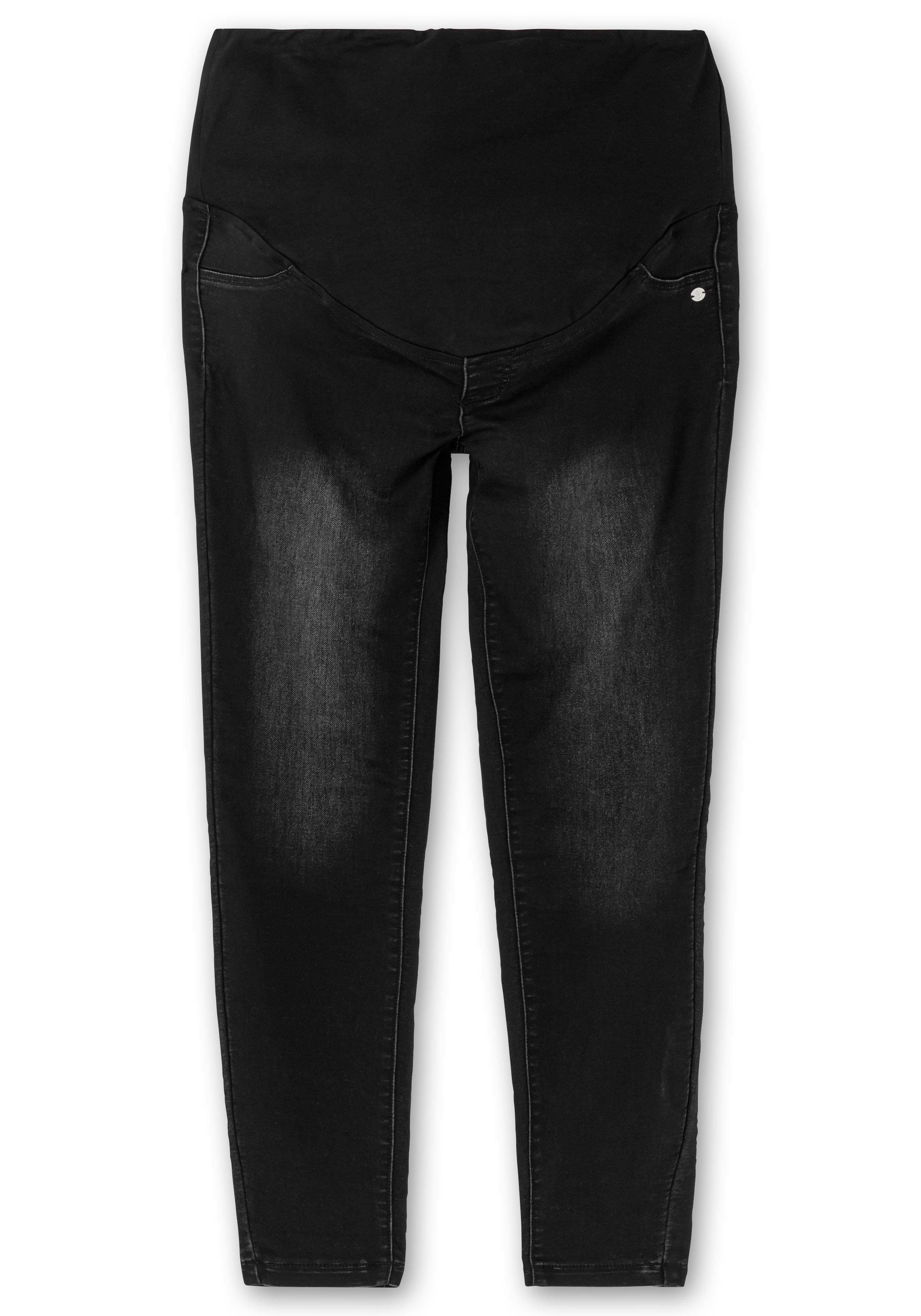 Umstands-Treggings mit Überbauchbund