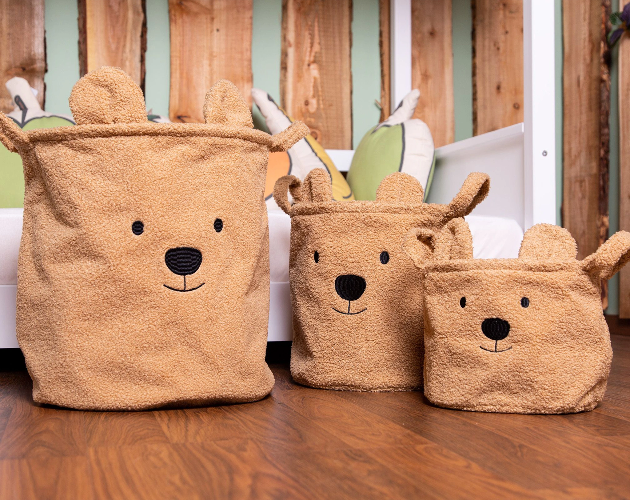 Aufbewahrungskorb TEDDY (40x40x40) in braun