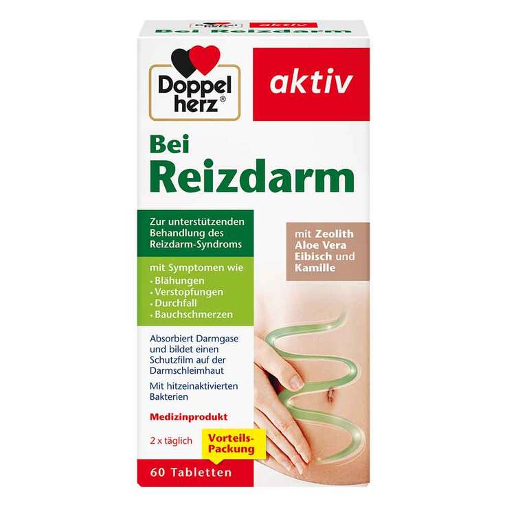 Doppelherz bei Reizdarm Tabletten, 60 St