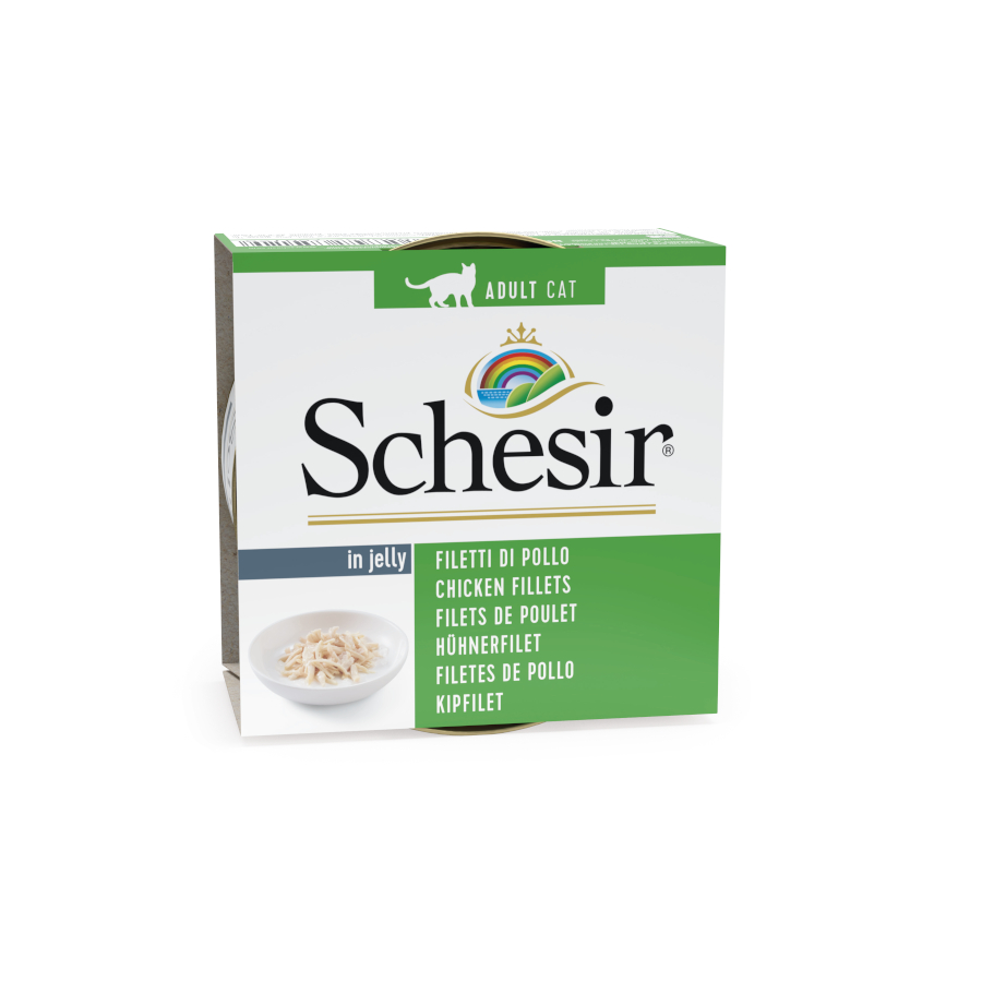 Schesir Adulto frango enlatado 85g para gatos