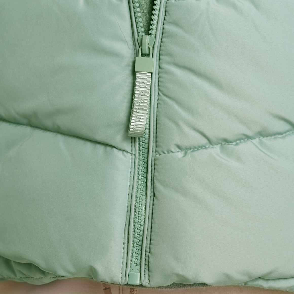 Gina Collection Damen Weste in Unifarben mintgrün
