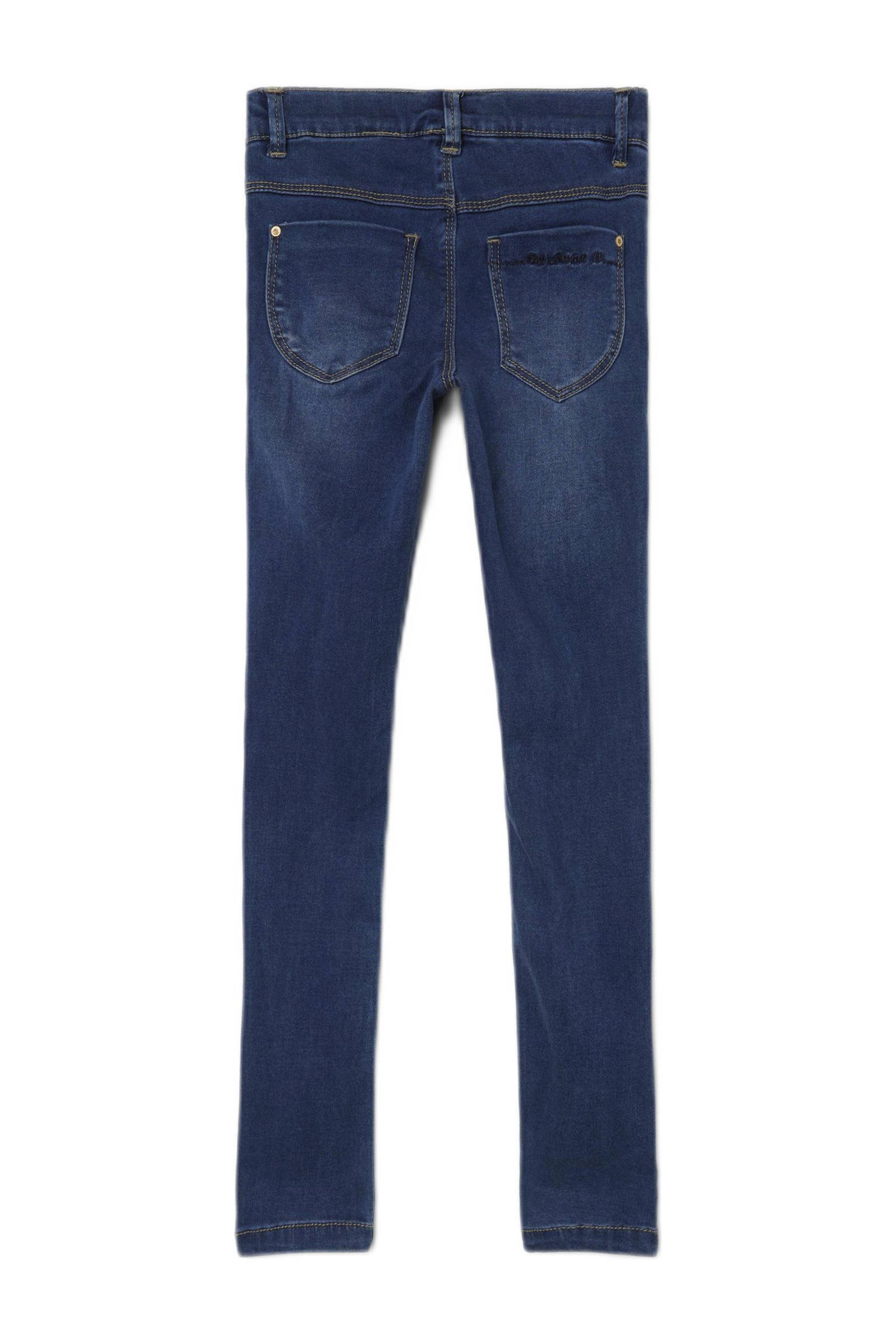 NAME IT skinny jeans NKFPOLLY dark blue denim
