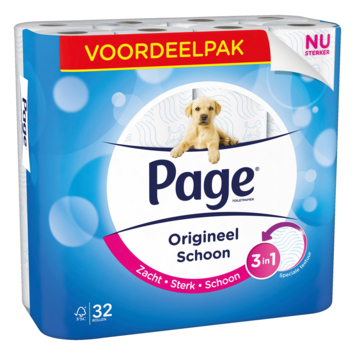 Page toiletpapier compleet schoon 32 rollen