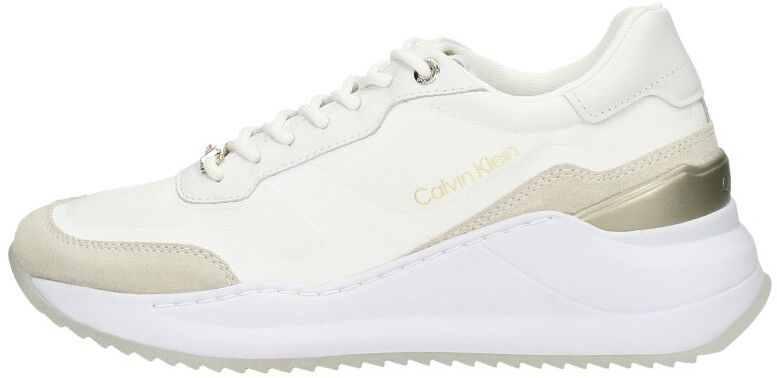 Calvin Klein Internal Wedge Lace Up-Nylon Mix wit