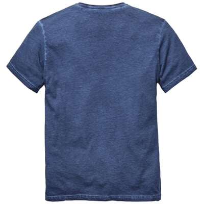 Herren-T-Shirt Crew Neck, Blau