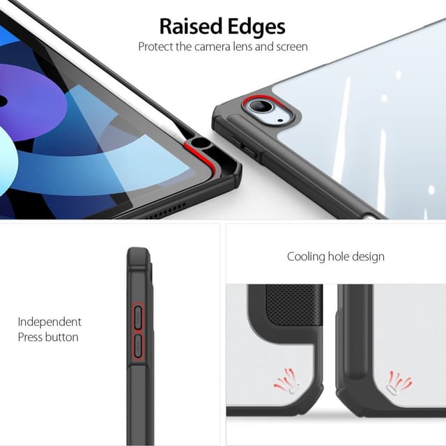 DUX DUCIS iPad Air (2020/2022) TOBY Series Trifold Flip Cover