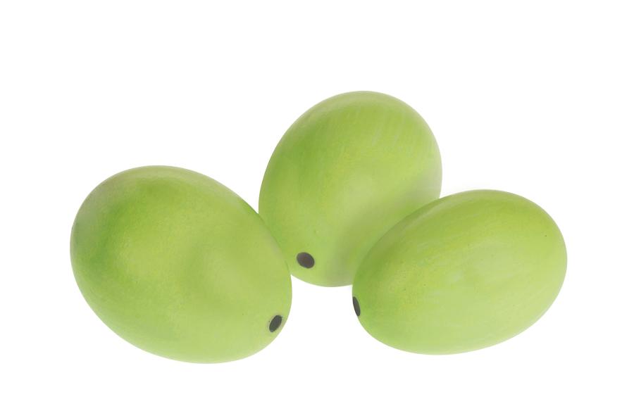 Eier 12er Set, GrünHühnereier zum Dekorieren