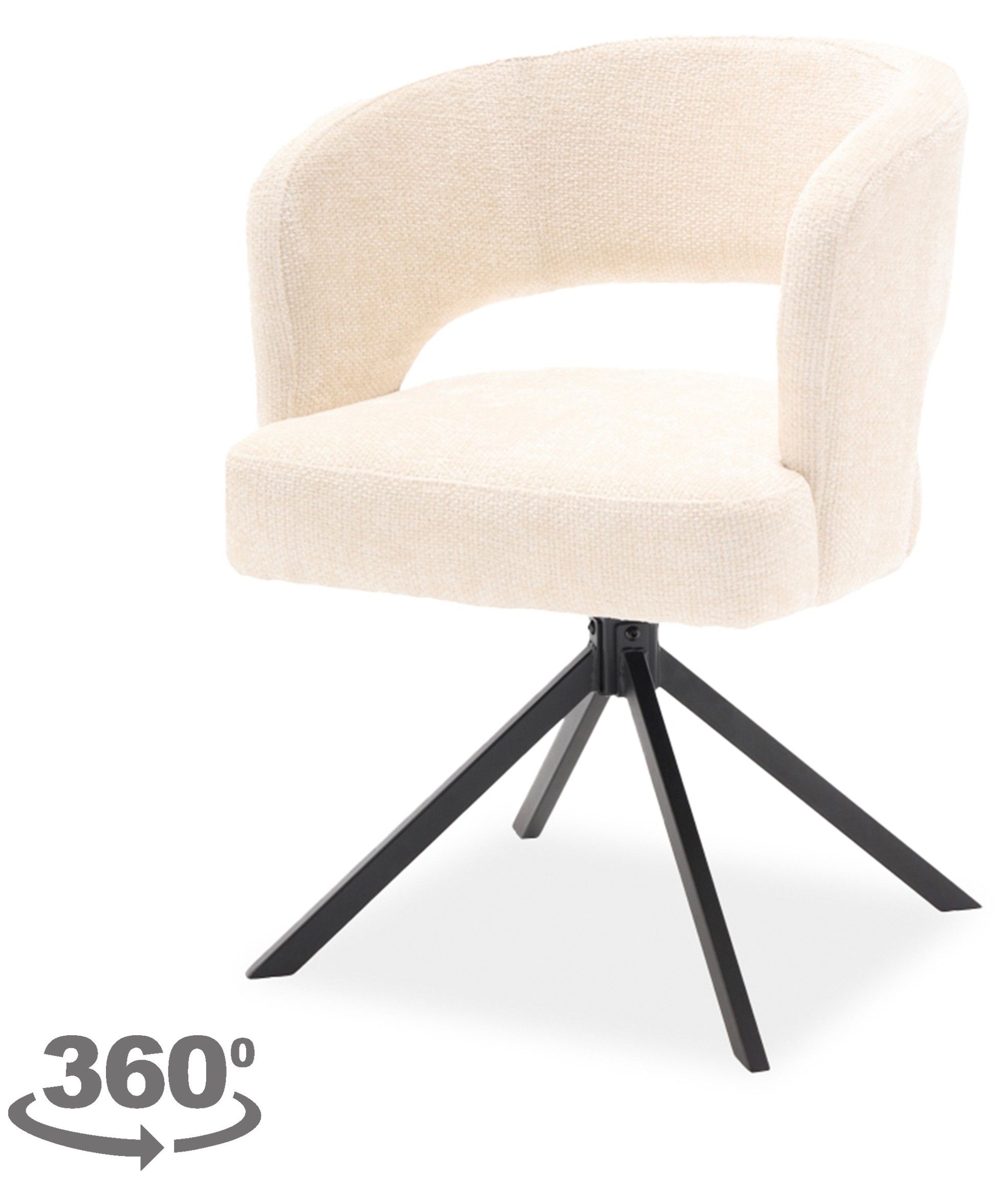 Eetkamerstoel Pearl Mura B60 x D62 x H81 cm