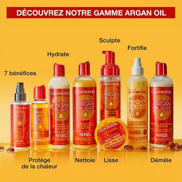Creme of Nature Argan, Spray Suavizante Perfect 7, Sem Sulfato, 150ml