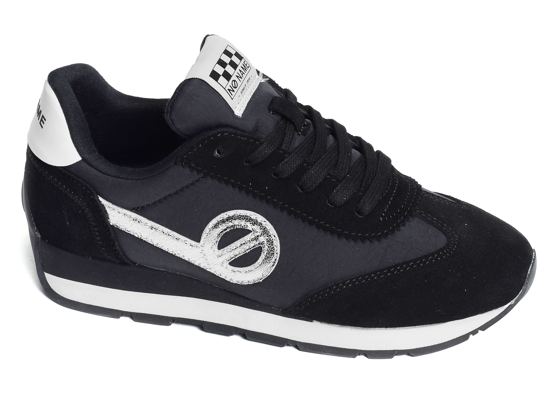 City run jogger noir argent