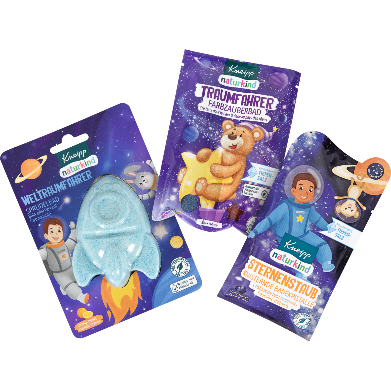 Kneipp Kinder Set Weltraum 3er