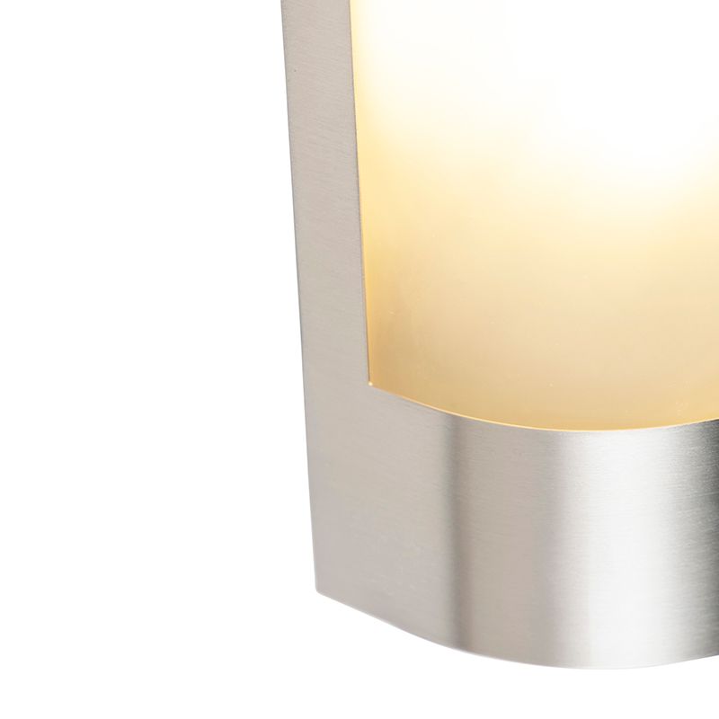 Moderne buitenwandlamp RVS bewegingssensor IP44 - Mira