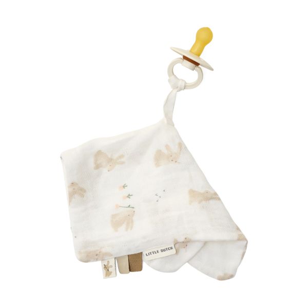 Little Dutch Baby Bunny Knuffeldoek - Muslin