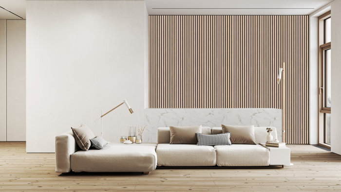 Akustikpanel Proff light oak 22 x 605 x 3000 mm