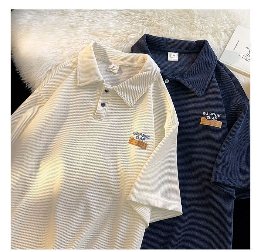 Zentrus - Poloshirt met korte mouwen en geborduurde letters