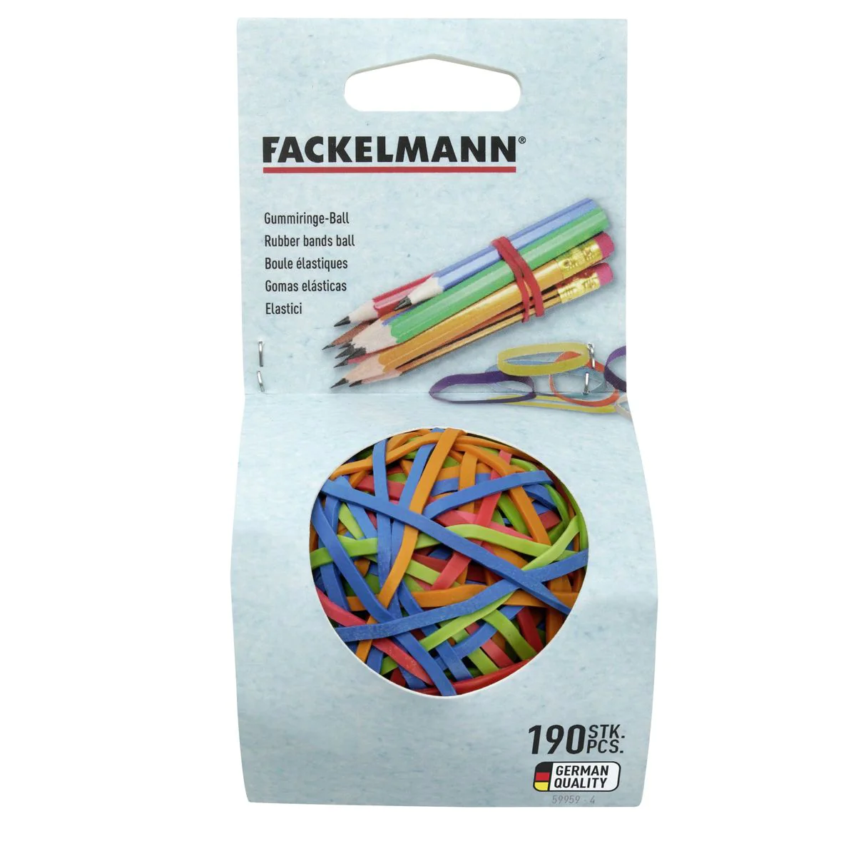 Boule de 190 élastiques multicolores pour le rangement de la cuisine e